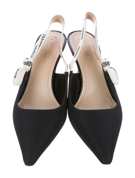 adiorable pump dior|christian dior slingback pumps.